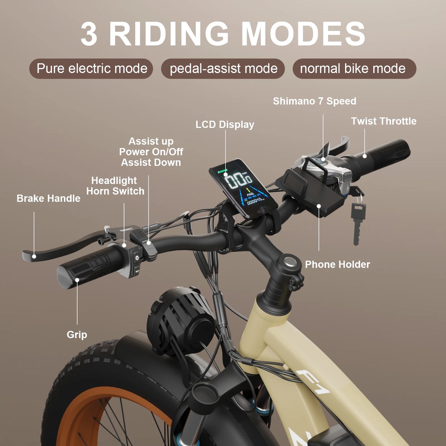 e-bike full suspension power bicycle