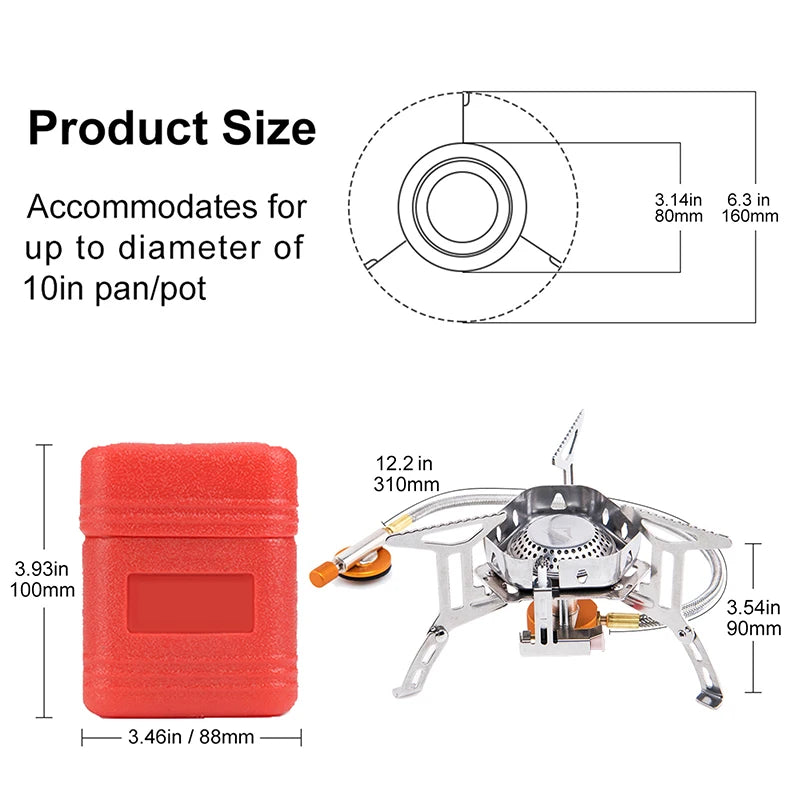 Wind Proof Gas Burner