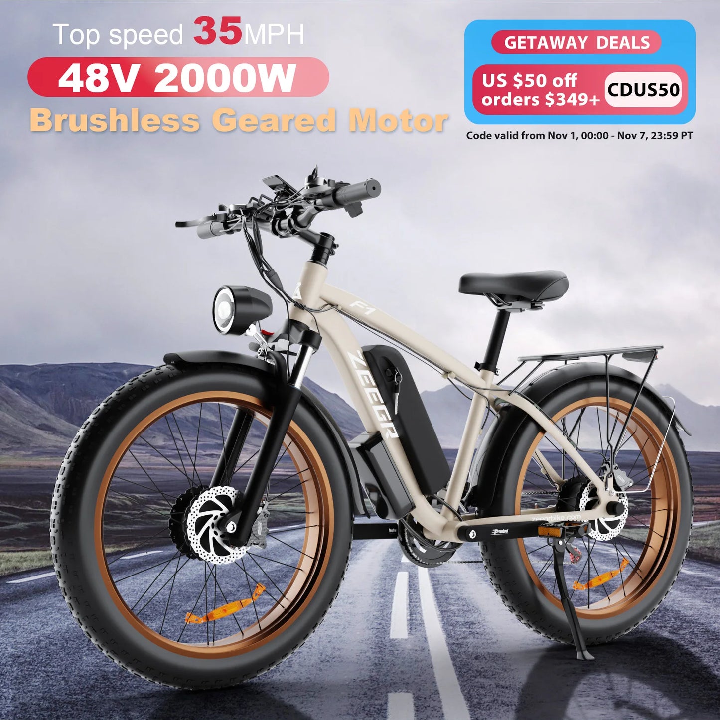 e-bike full suspension power bicycle