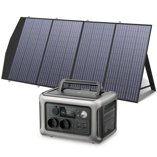 R600 Solar Generator with Solar Panel included