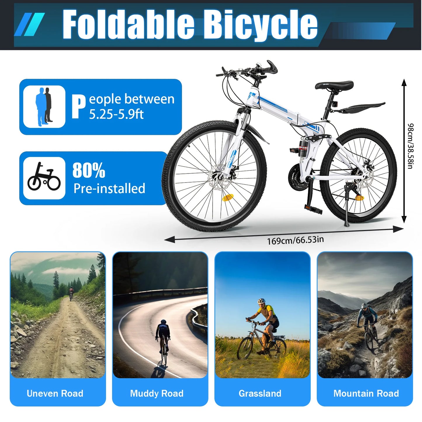 Foldable Bike for Adults