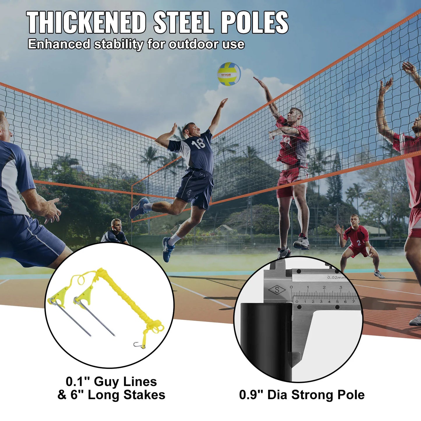 4-Way Volleyball Net